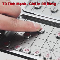 Thumbnail Bộ Cờ Tướng Gắn Nam Châm Mini Nhỏ Gọn Siêu Bền Bọc Da Thép Không Gỉ, Cờ Tướng Nam Châm Bỏ Túi Chính Hãng Amalife 3