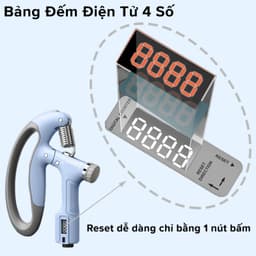Thumbnail Màu Xanh Dương - Kìm Bóp Tay Pro Đếm Số Điện Tử Dụng Cụ Tập Gym Cơ Bắp Cổ Tay Tại Nhà Chỉnh Lực 10-100kg Hãng Amalife 4