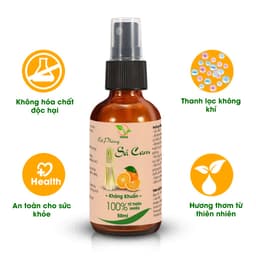 Thumbnail Xịt phòng Sả Cam chai 50ml TAMAS, 100% chiết xuất từ thiên nhiên an toàn cho sức khỏe giúp thơm phòng, khử mùi, thư giãn 2