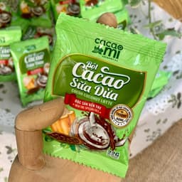 Thumbnail Bột cacao sữa dừa CacaoMi pha trà sữa socola đậm đà ca cao thơm ngon vị dừa Bến Tre gói tiện dụng 3