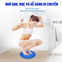 Thumbnail Đĩa xoay eo Toshiko 360 độ tập cơ bụng có hạt massage bàn chân 4
