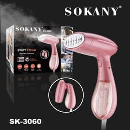 Thumbnail Bàn là hơi nước SOKANY 3060 GẤP GỌN 1500W, ủi mọi loại vải nhanh chóng, mang đi du lịch tiện lợi  [HÀNG CHÍNH HÃNG] 2