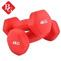 Thumbnail BG-Cặp tạ tay 4KG ĐỎ cao cấp lõi Thép đặc bọc caosu nhám Thái Lan 1