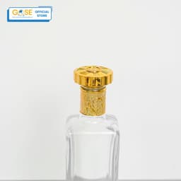 Thumbnail Chai thủy tinh đựng rượu 500ml GOSE dáng vuông nắp vàng cao cấp chiết thực phẩm 3