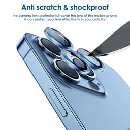 Thumbnail Bộ dán bảo vệ Camera viền kim loại KOLEAD ZC-R1 cho iph 11 12 13 14 pro max plus bảo vệ từng ống kính 3