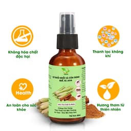 Thumbnail Xịt đuổi muỗi và côn trùng Quế- Sả Java chai 50ml TAMAS, thơm phòng, thư giãn, xua đuổi muỗi và côn trùng hiệu quả. 1