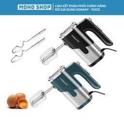 Thumbnail Máy đánh trứng, bột cầm tay SOKANY SK-6621 800W có 5 tốc độ cực nhanh nhuyễn [HÀNG CHÍNH HÃNG - BẢO HÀNH 1 NĂM] 1