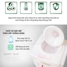 Thumbnail Cây Nước Nóng Lạnh Nanomax KF800, Công Nghệ Nhiệt Độ Kép 2 Vòi Nóng Lạnh, Tủ Đựng Đồ, Tự Động Ngắt Điện An Toàn Sử Dụng 4