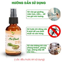Thumbnail Xịt phòng Sả Chanh chai 50ml TAMAS, thơm phòng, thư giãn, giải tỏa strees, xua đuổi muỗi và côn trùng hiệu quả. 3