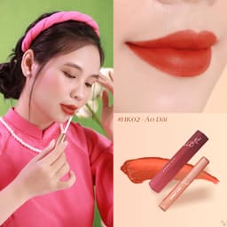 Thumbnail Son Kem Bơ Lì Bền màu 8H, Làm Mờ Rãnh Môi GUO 5g 4