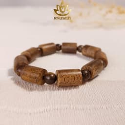 Thumbnail Vòng Tay Trầm Hương Trụ Trúc Size 8/10/12/14mm Trầm Tốc Việt Mùi Dịu Nhẹ | MTH JEWELRY 2