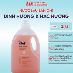 Thumbnail Nước lau sàn On1 tinh dầu Đinh hương và Hoắc hương 3,6L LH301 - Sàn sạch, sáng bóng 1