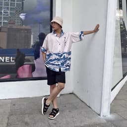 Thumbnail Dép Quai Hậu Nam Nữ Genki Màu Đen Đế Trắng Quai Chéo Thời Trang Chính Hãng YK279 3