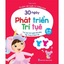 Thumbnail Sách Thiếu Nhi- Bộ 4 Quyển 30 Ngày Phát Triển Trí Tuệ Dành Cho Trẻ Từ 2 - 4 Tuổi Rèn Luyện Khả Năng Tư Duy Quan Sát 3