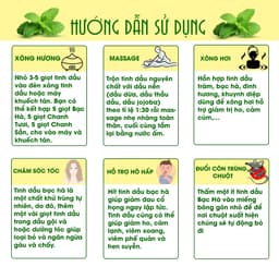 Thumbnail Tinh dầu Bạc Hà nguyên chất TAMAS 50ml/100ml, xông phòng thư giãn,khử mùi,đuổi chuột, đuổi muỗi và các loại côn trùng 2