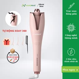 Thumbnail Máy Uốn Tóc Tự Động Xoay 360 Độ Nanomax Xn-389, Thiết Kế Xoay 3 In 1 Dễ Dàng Tạo Kiểu - Bảo Hành 6 Tháng 1