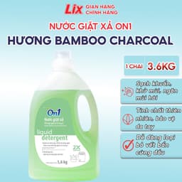 Thumbnail Nước giặt xả On1 hương Bamboo Charcoal 3.6Kg sạch khuẩn, khử mùi, thơm lâu kết hợp giặt xả 2 trong 1 N6902 1