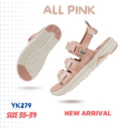 Thumbnail Dép Sandal Nữ Genki Màu Hồng Quai Chéo Thời Trang Cao Cấp Chính Hãng Sport YK279 1