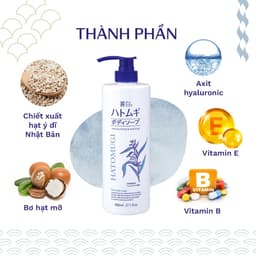 Thumbnail Sữa Tắm Hatomugi Body Soap Nhật Bản Làm Trắng Da, Dưỡng Ẩm 800ML & 600ML 3