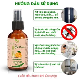 Thumbnail Xịt phòng Sả Cam chai 50ml TAMAS, 100% chiết xuất từ thiên nhiên an toàn cho sức khỏe giúp thơm phòng, khử mùi, thư giãn 4