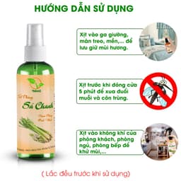Thumbnail Xịt phòng Sả chanh chai 100ml, xịt làm thơm phòng, thư giãn,...chiết xuất từ tinh dầu thiên nhiên, an toàn cho sức khỏe. 3