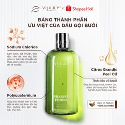 Thumbnail Dầu Gội Bưởi Ngăn Rụng Tóc VIJULLY 350ML 4