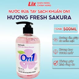 Thumbnail Nước rửa tay sạch khuẩn 500ml hương Fresh Sakura RT506 Lixco Việt Nam 1