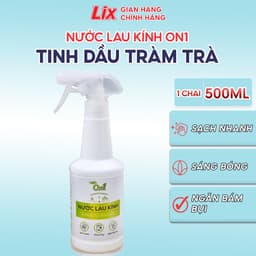 Thumbnail Nước lau kính On1 500 ml N6601, Vệ sinh sạch bụi bẩn, cặn bám lâu ngày vách kính, gương nhà tắm, cửa sổ đa năng 3