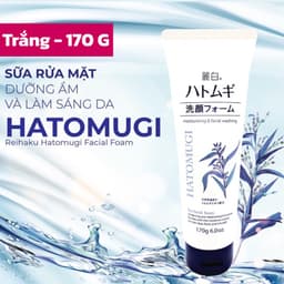 Thumbnail Sữa Rửa Mặt Hatomugi Dưỡng Ẩm, Sáng Da (170&130G) 1