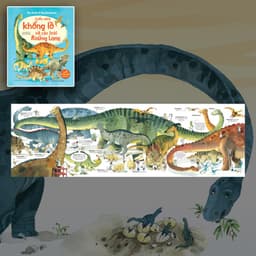 Thumbnail Big book of big dinosaurs - Cuốn sách khổng lồ về các loài khủng long - Dành cho trẻ 2 - 12 tuổi - Đinh Tị Books 4