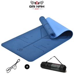 Thumbnail Thảm Tập Yoga Định Tuyến TPE 8mm 1 Lớp Cao Cấp,Chống Trơn Trượt Đại Nam Sport + Kèm Túi Và Dây 3