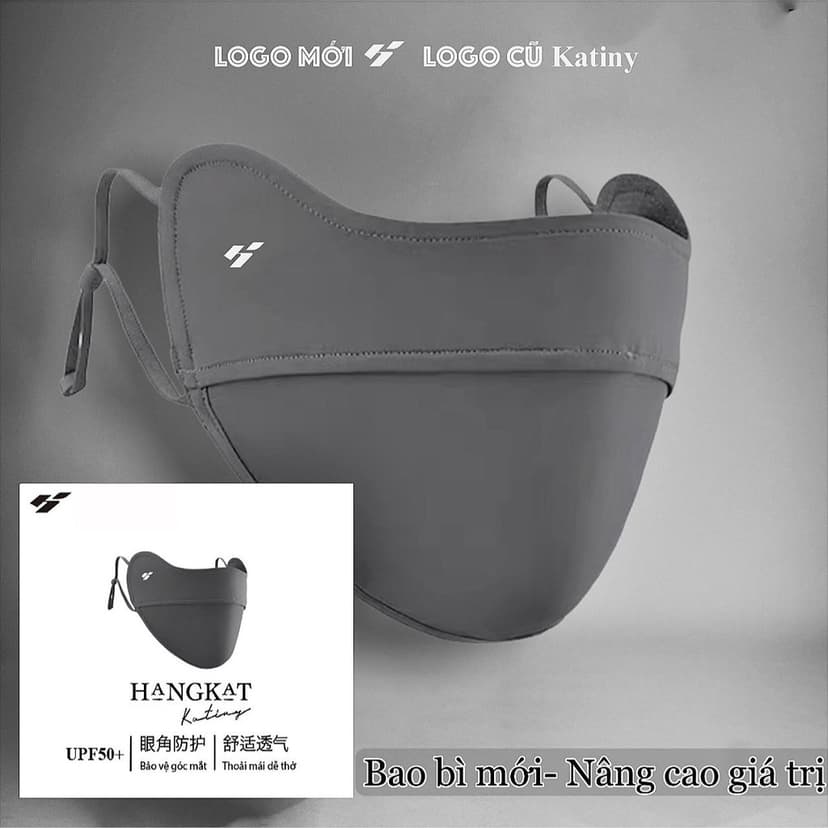 Ảnh Khẩu Trang Katiny Chống Nắng UPF 50+ Chống Tia UV 2