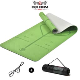 Thumbnail Thảm Tập Yoga Định Tuyến TPE 8mm 1 Lớp Cao Cấp,Chống Trơn Trượt Đại Nam Sport + Kèm Túi Và Dây 4