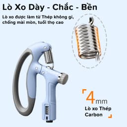 Thumbnail Màu Xanh Dương - Kìm Bóp Tay Pro Đếm Số Điện Tử Dụng Cụ Tập Gym Cơ Bắp Cổ Tay Tại Nhà Chỉnh Lực 10-100kg Hãng Amalife 3