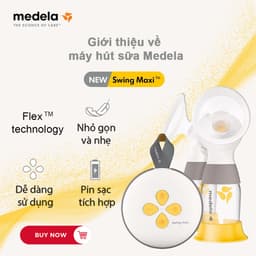 Thumbnail Máy hút sữa điện đôi Medela Swing Maxi 2.0 | Có pin sạc, phễu PersonalFit Flex, công nghệ 2-Phase Expression 4