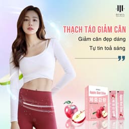 Thumbnail Combo thạch táo giảm cân Hemia 1 hộp 10 cái và bột gao lứt như ý 900g tác dụng giảm cân an toàn tại nhà 3