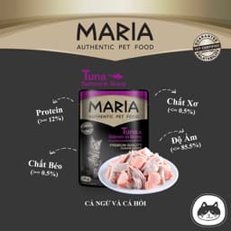 Thumbnail Pate cho mèo Maria hộp 12 gói 70g 2