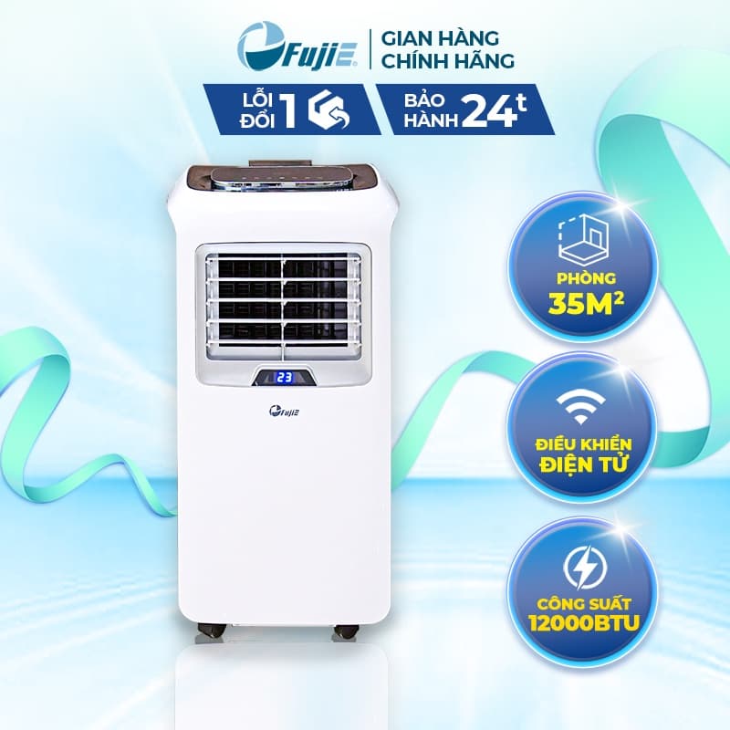 Ảnh Máy lạnh đứng di động nhập khẩu FUJIE  Công suất làm lạnh 12000BTU - Bảo hành điện tử toàn quốc 1
