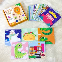 Thumbnail Bộ Luyện Kỹ Năng Cắt Giấy 80 Tờ Cho Bé (không gồm kéo) Tay Khéo Não Tinh - LaLaLa Baby 2