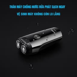 Thumbnail Máy Cạo Râu Mini Flyco FS181VN 2 Lưỡi Kép Thân Máy Kháng Nước - Hàng Chính Hãng 3