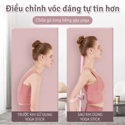Thumbnail BG - Gậy Tập Lưng, Vai, Chống Gù, Uốn Thẳng Lưng, Gậy Tập Yoga Gậy Chống Gù Lưng bằng thép Không Gỉ 4