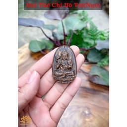 Thumbnail Mặt phật bản mệnh 12 con giáp Trầm hương mặt dây chuyền đeo cổ cho nam nữ - Xưởng Mộc Việt 4