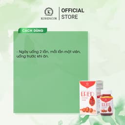 Thumbnail Vitamin E đỏ ERED Kohinoor (40 viên) 3