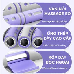 Thumbnail Vòng Lắc Eo Giảm Mỡ Bụng Lõi Thép Không Gỉ Tập Bụng Thon Massage Giảm Mỡ Bằng Ống Thép Không Gỉ Hãng Amalife 4