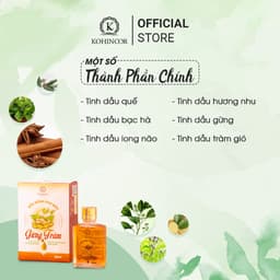 Thumbnail Dầu nóng xoa bóp gừng tràm Kohinoor 30ml 4