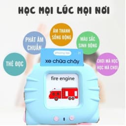 Thumbnail Máy Đọc Thẻ Chính Hãng Flashcard Anh-Việt 3 Chế Độ Đọc: Song Ngữ Anh-Việt, Tiếng Việt, Tiếng Anh Kèm Phát Nhạc 3