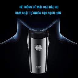 Thumbnail Máy Cạo Râu Mini Flyco FS181VN 2 Lưỡi Kép Thân Máy Kháng Nước - Hàng Chính Hãng 4
