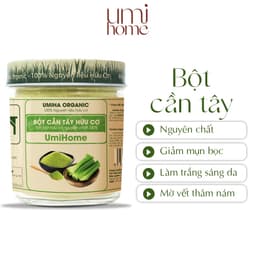 Thumbnail Bột Cần Tây nguyên chất hữu cơ UMIHOME 135g - Dùng để uống và đắp mặt nạ dưỡng trắng da hiệu quả 1