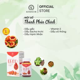 Thumbnail Vitamin E đỏ ERED Kohinoor (40 viên) 2