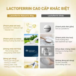 Thumbnail Sữa Bột Nature’s Way Kids Smart Lactoferrin + Colostrum Hỗ Trợ Tăng Cường Đề Kháng, Miễn Dịch Cho Bé 30 Gói (2g/gói) 1